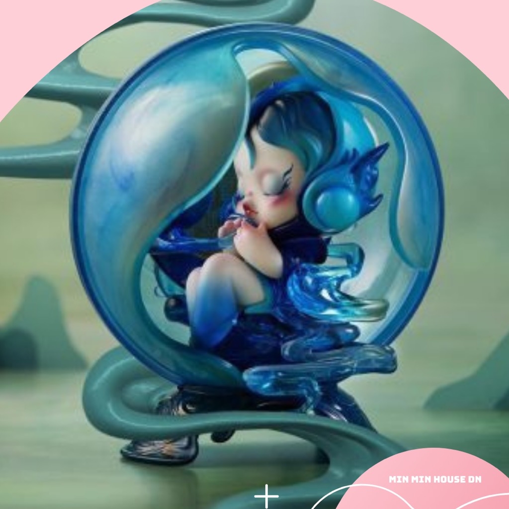 SKULLPANDA Quả Cầu Nét Thời Gian SKULLPANDA The Mirage Series Figures POP MART