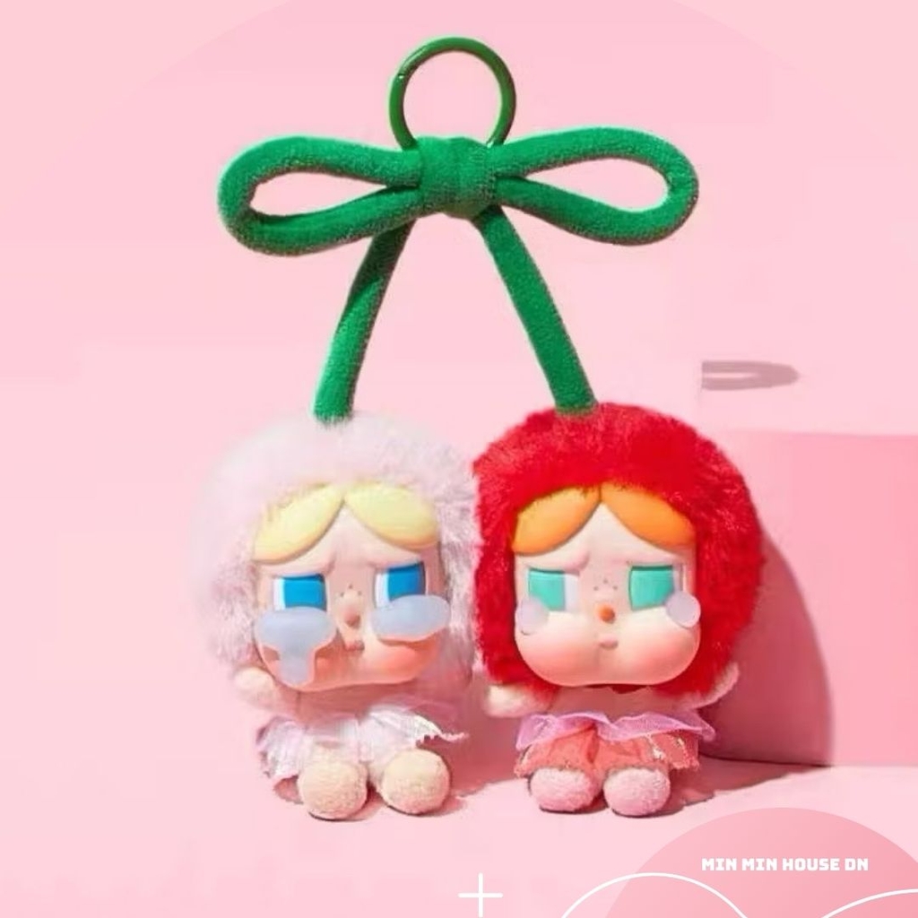POP MART CRYBABY Crying for love series - Vinyl Plush Hanging Card ( love you chery much ) Live Seal SP