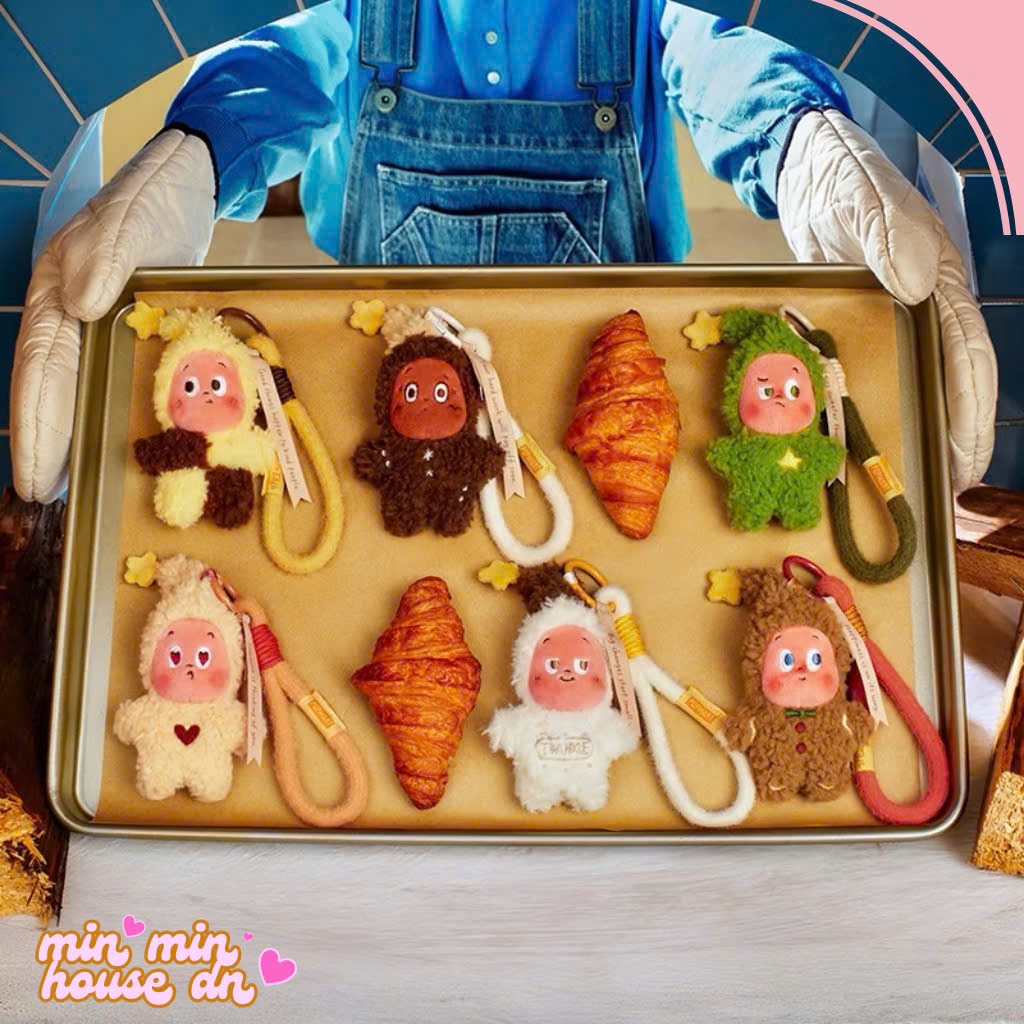 POP MART Twinkle Twinkle Savor the Moment Series-Fresh-Baked Mini Cookies Plush Pendant Blind Box - twinkle v4