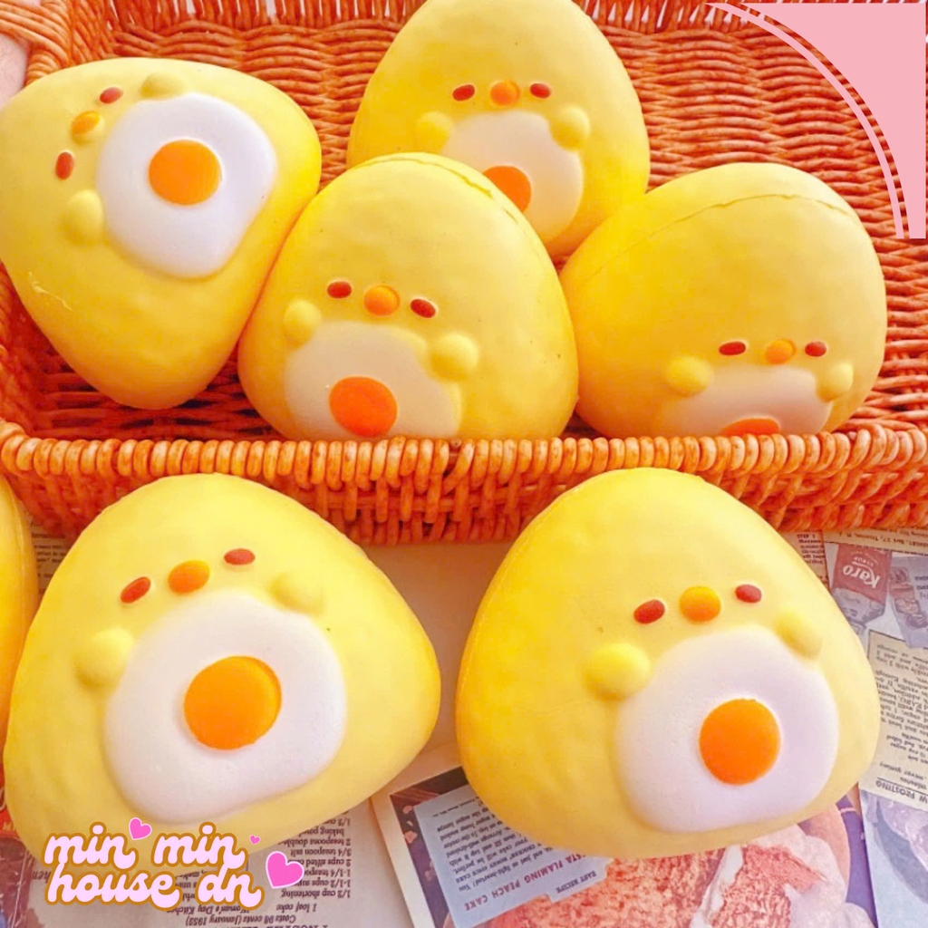 Squishy Chậm Tăng - Bé Trứng Rán HT