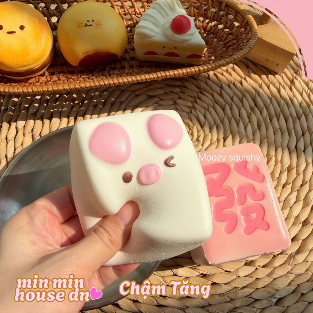 Mozzy Squishy Bánh Mạt Chược Heo CH