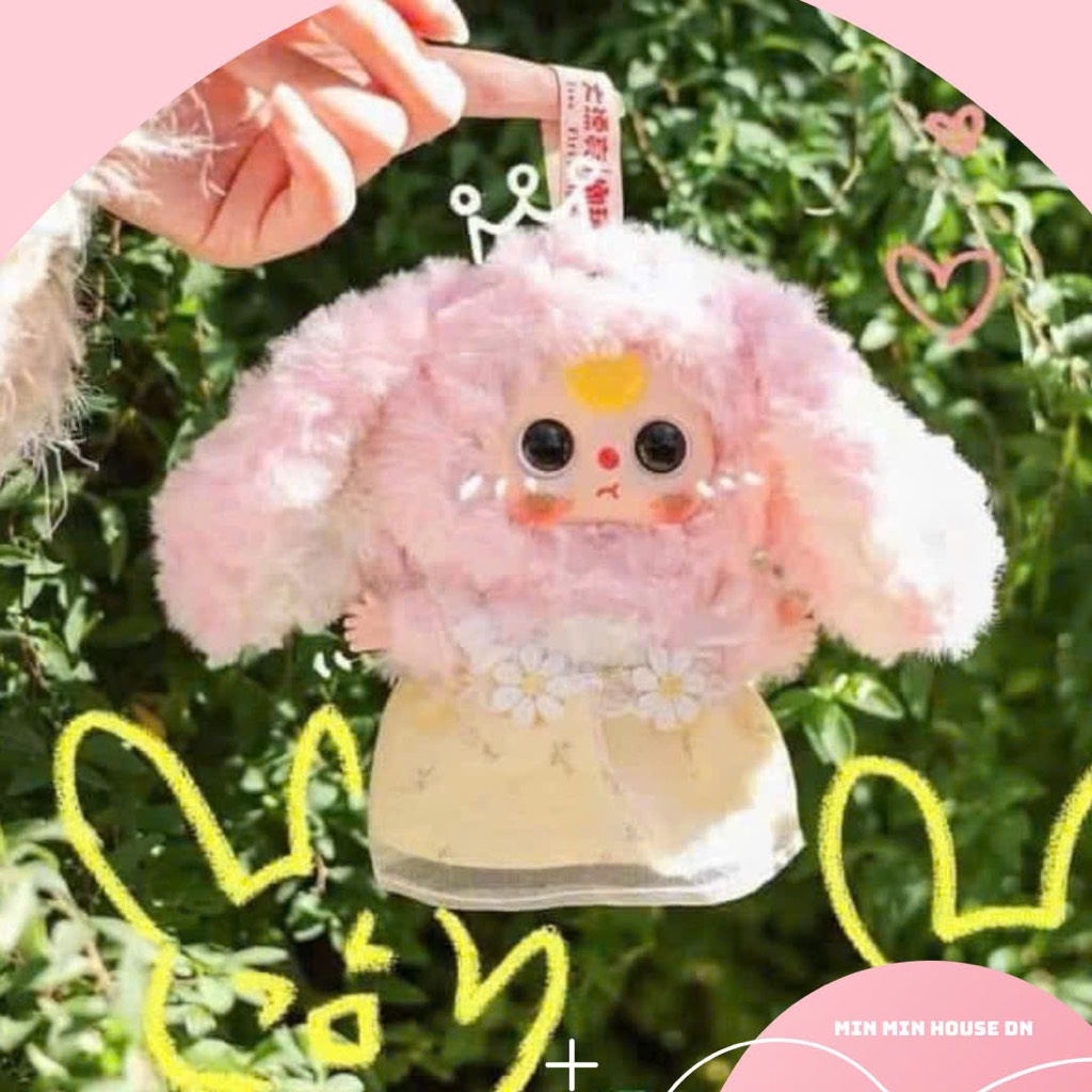 Blind box Baby three BB3 v3 mini bảng mới nhất dễ thương nhỏ nhắn có móc khóa