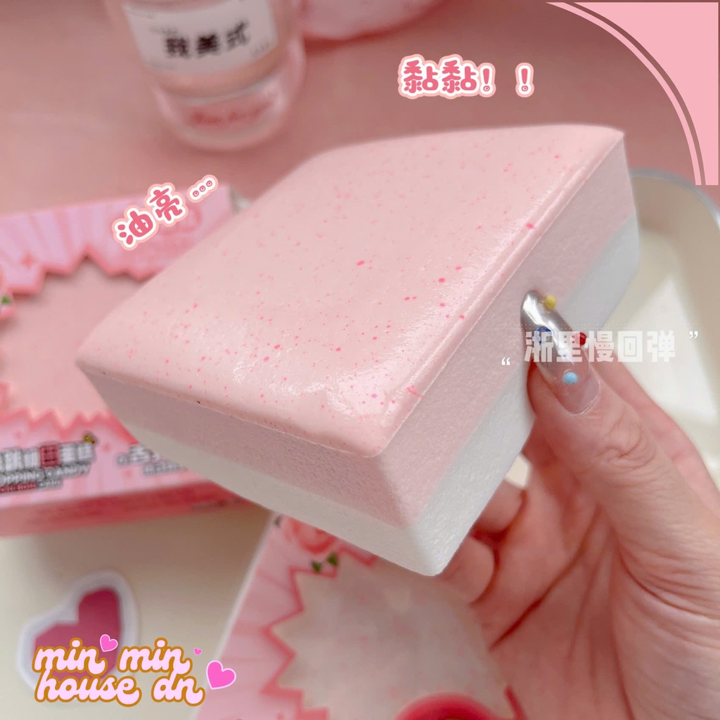 Squishy HT Soap Bánh Xà Phòng 2 Mặt Khổ Vuông Slow Siêu Mềm