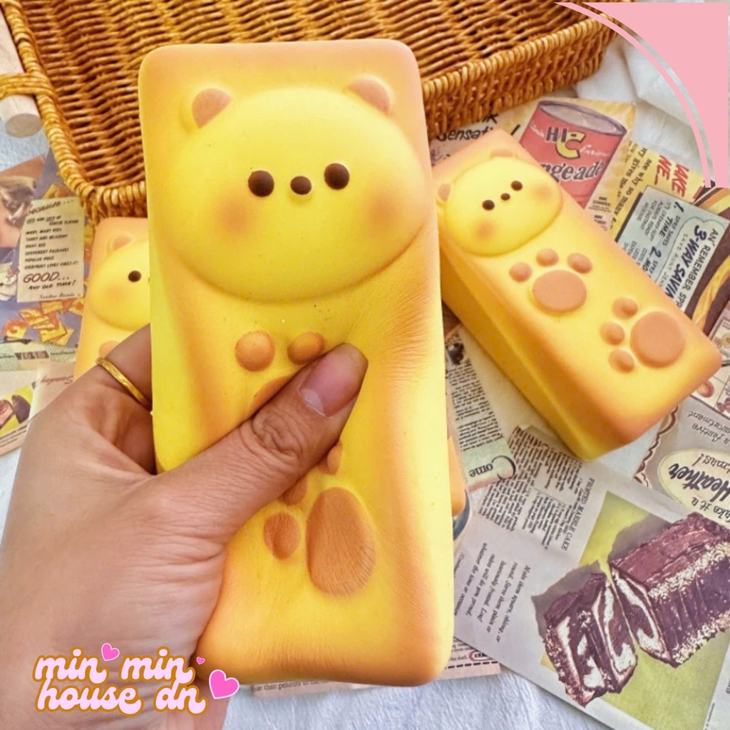 Squishy Chậm Tăng - Bánh Mỳ Chân Mèo Ngọt Ngào HT