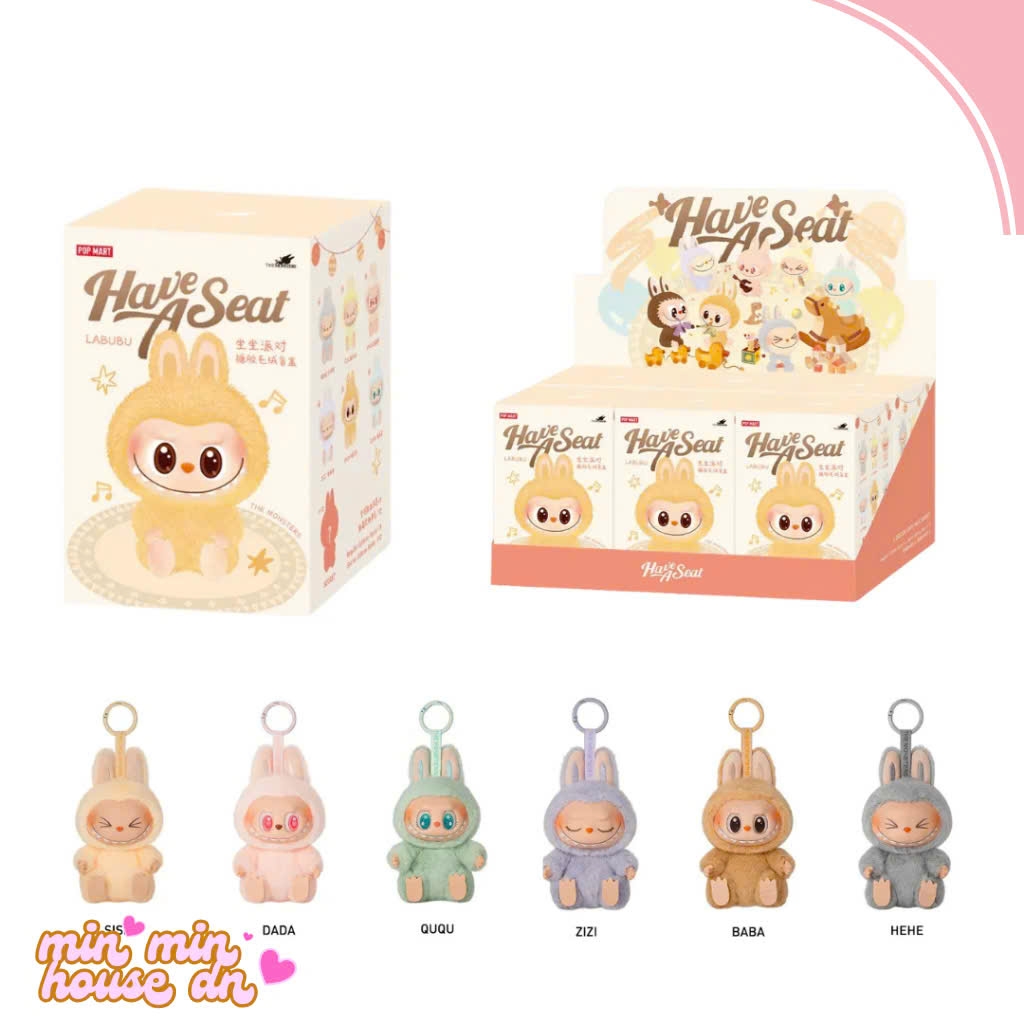 POP MART THE MONSTERS - Have a Seat Vinyl Plush Blind Box - Labubu v2