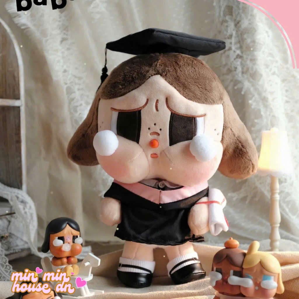 POP MART CRYBABY Sunset Concert - Plush Doll - Crybaby Tốt Nghiệp