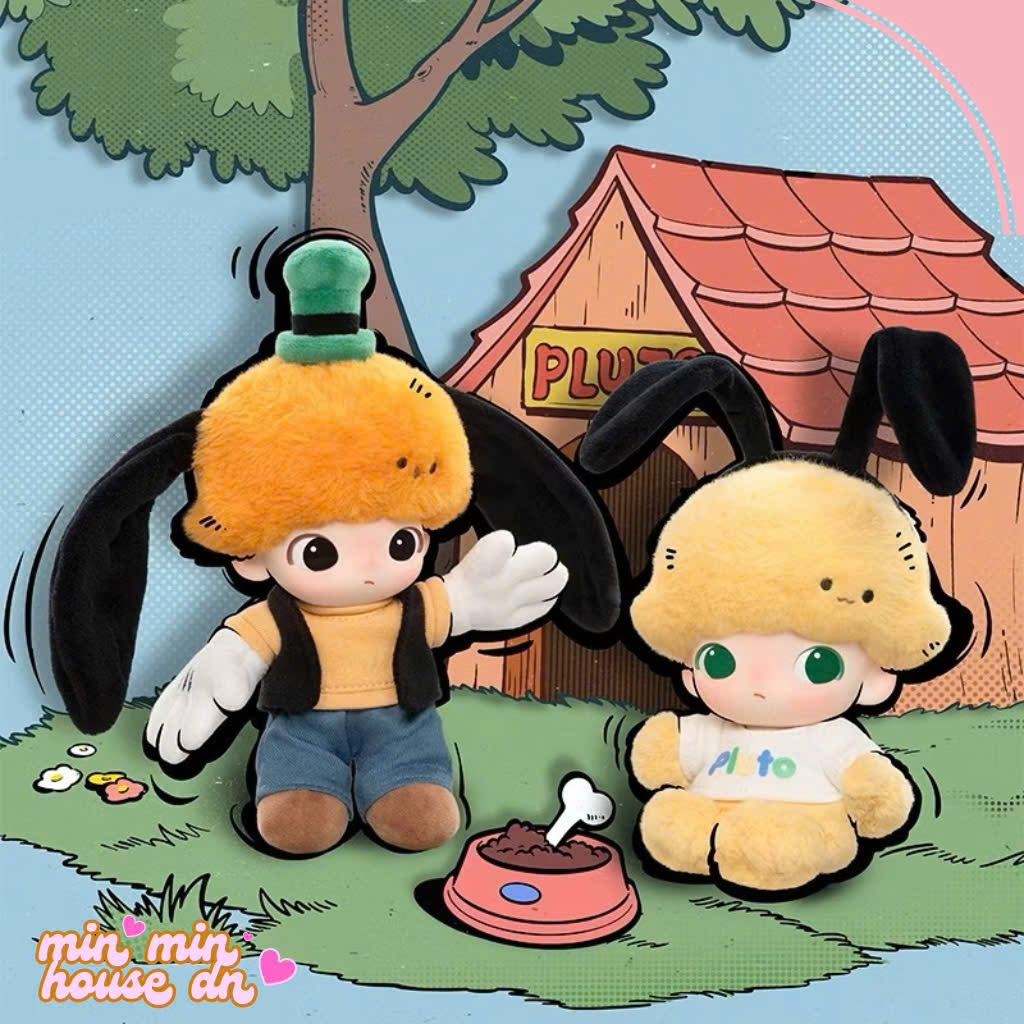 DIMOO WORLD X DISNEY Series-Vinyl Plush Keychain Blind Box POP MART