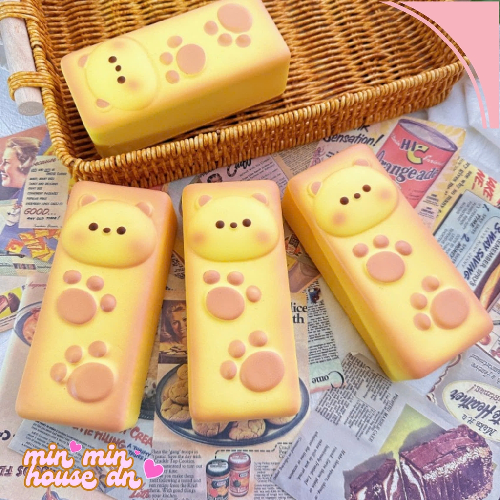 Squishy Chậm Tăng - Bánh Mỳ Chân Mèo Ngọt Ngào HT