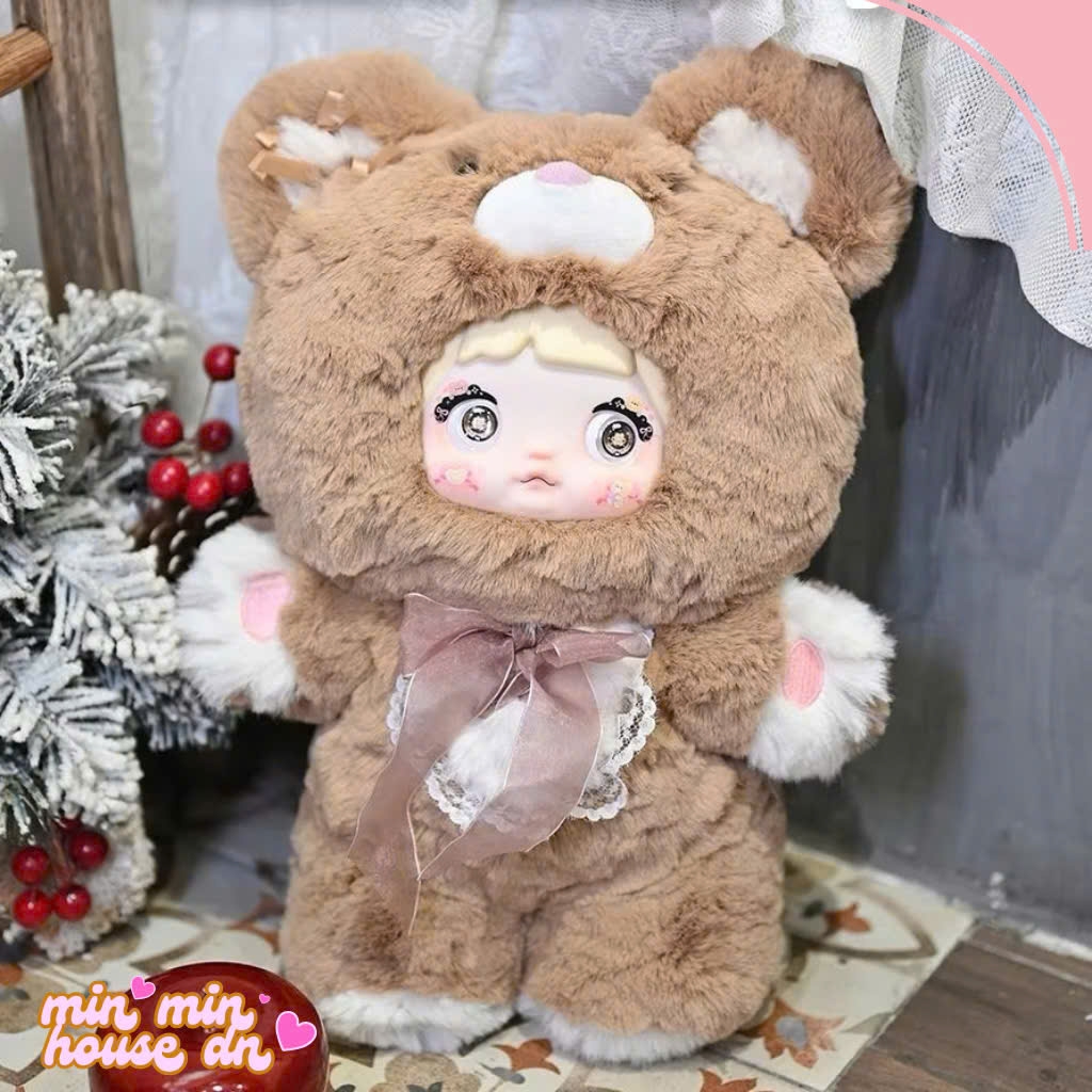 Nommi Bé Gấu Bông Dễ Thương, Blind Box Ngẫu Nhiên, Ver 1 Size 400%