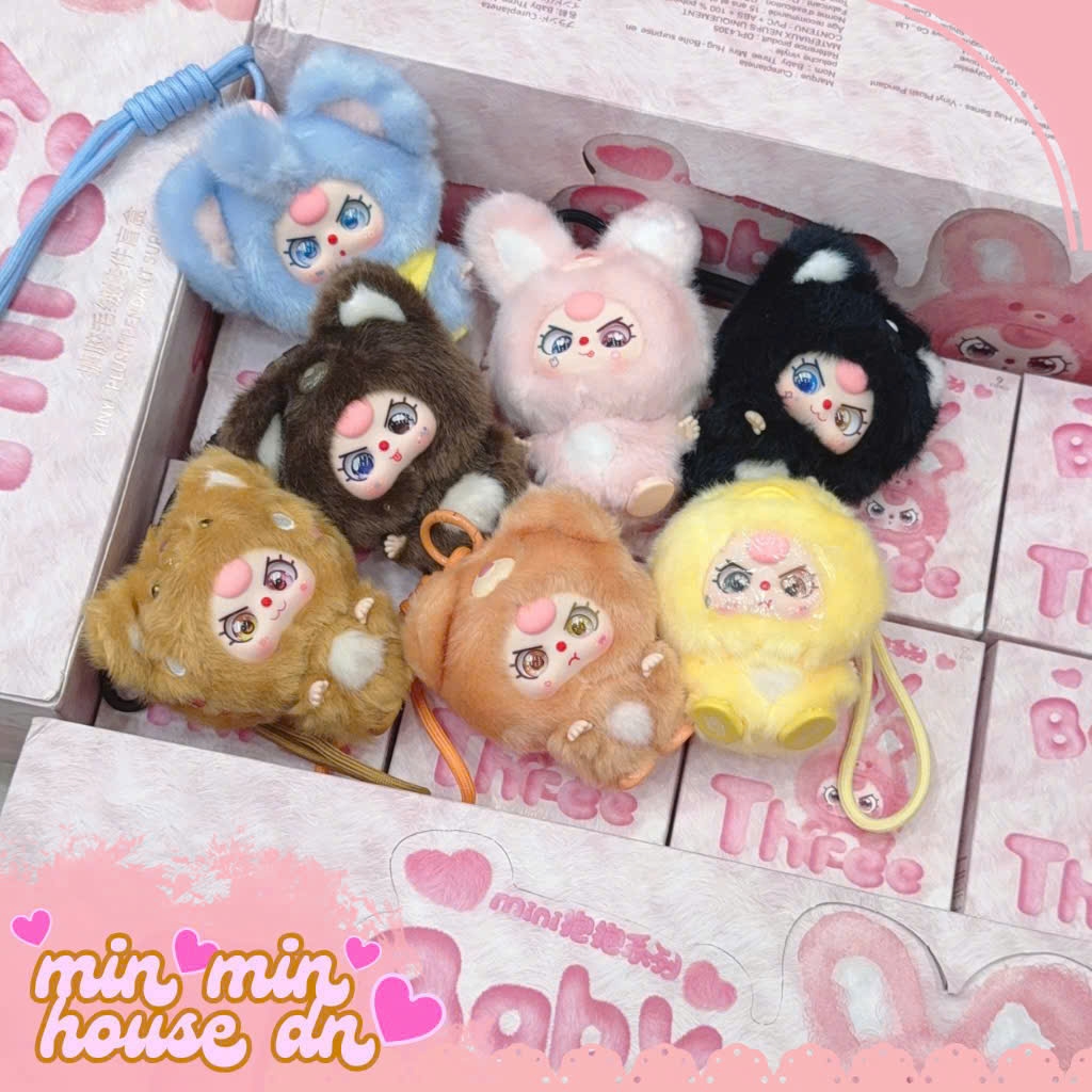 Baby Three thế hệ mới 2025 X Miniso Blind Box - BB3 nhà Min Min