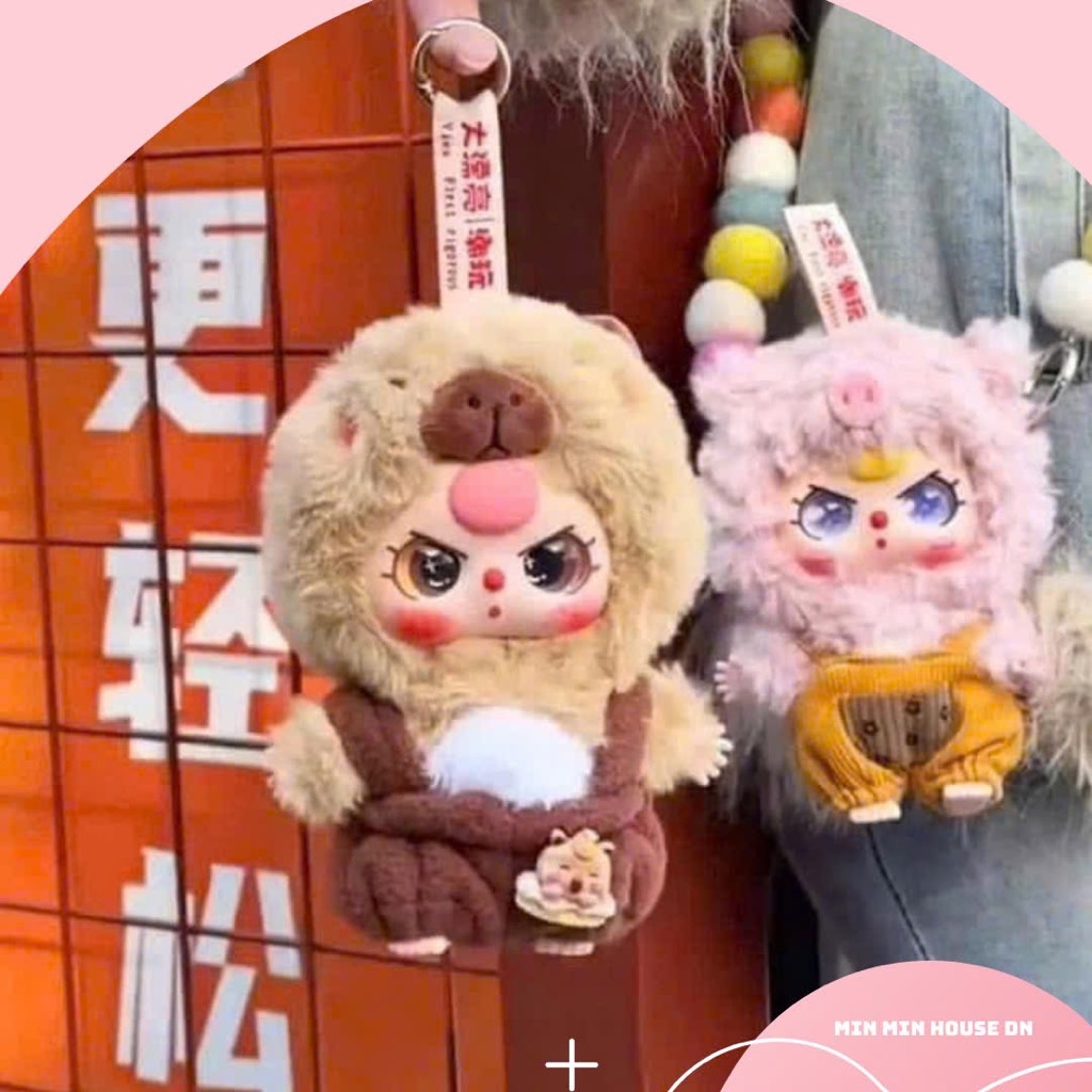 Blind box Baby three BB3 v3 mini bảng mới nhất dễ thương nhỏ nhắn có móc khóa