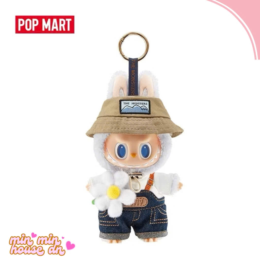 POP MART THE MONSTERS FALL IN WILD  SERIES-Vinyl Labubu Cúc Nhỏ 17cm