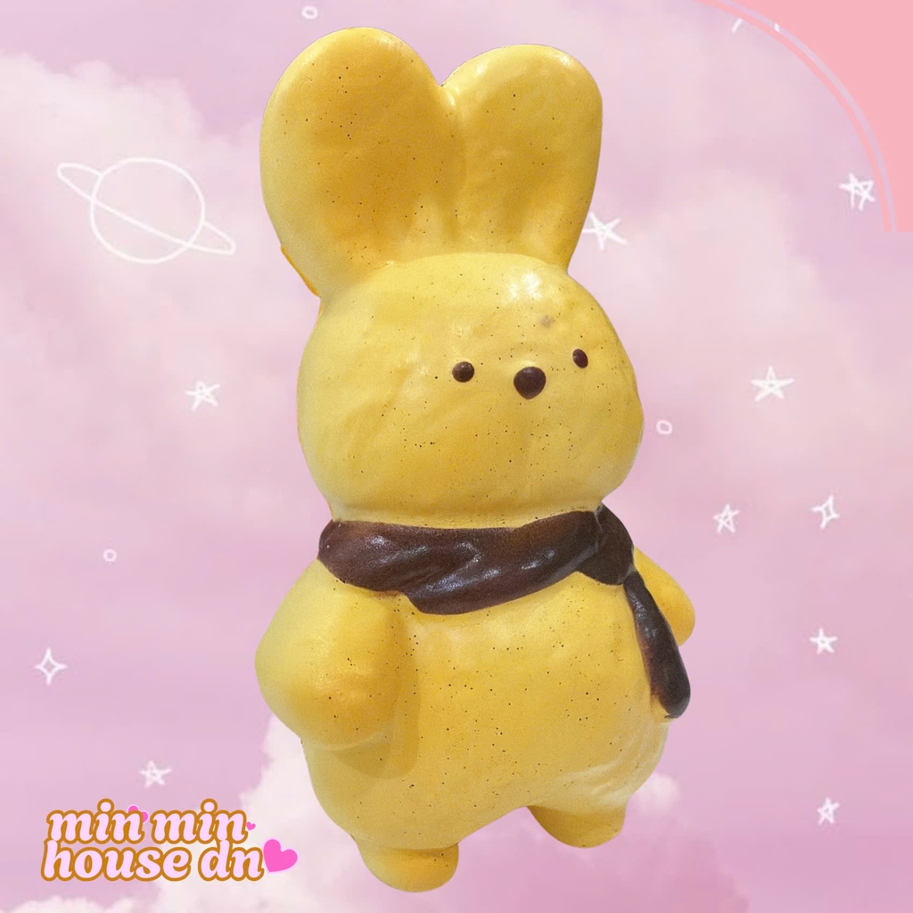 Squishy HT Thỏ Quấn Khăn