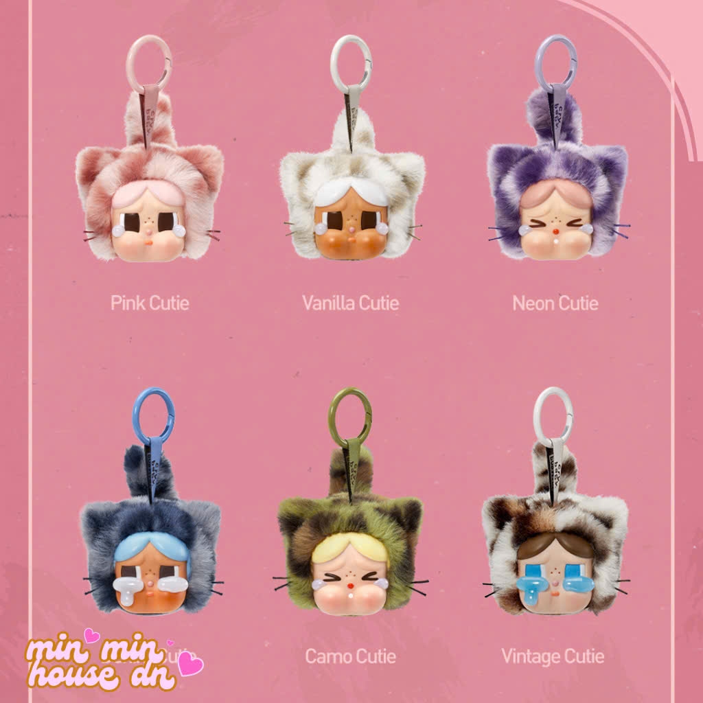 POP MART CRYBABY Wild but Cutie Series - Vinyl Plush Pendant Blind Box - Cry Mèo