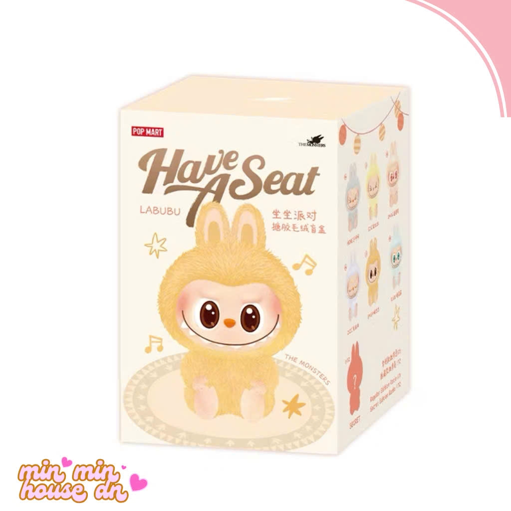 POP MART THE MONSTERS - Have a Seat Vinyl Plush Blind Box - Labubu v2