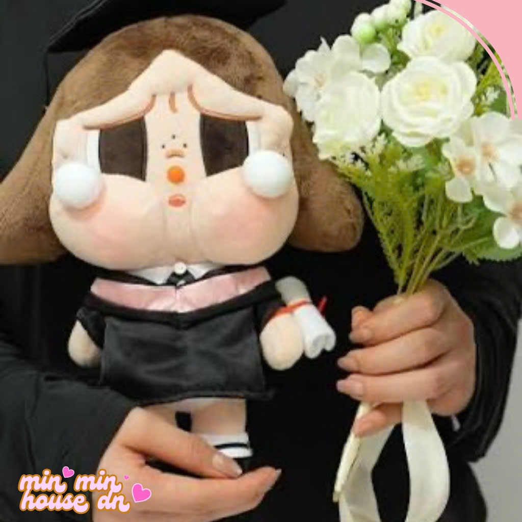 POP MART CRYBABY Sunset Concert - Plush Doll - Crybaby Tốt Nghiệp