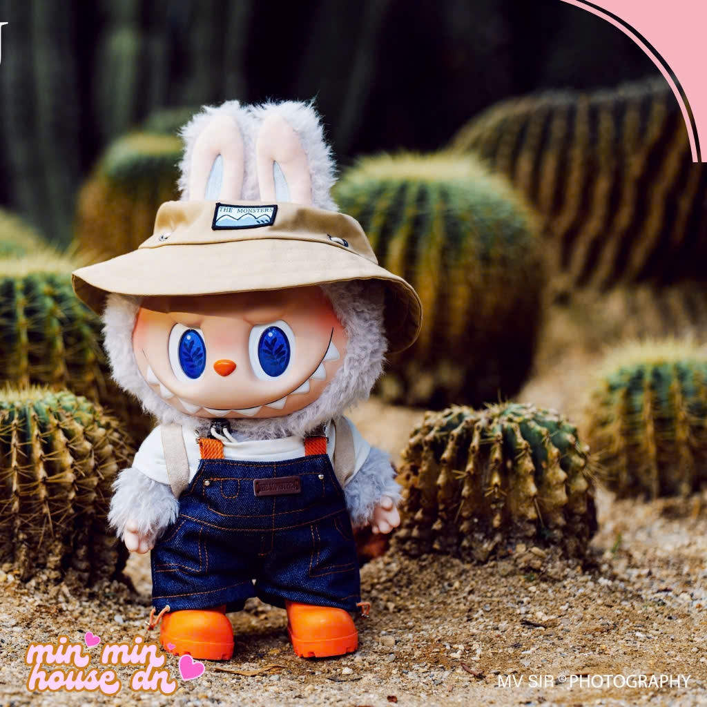 POP MART THE MONSTERS FALL IN WILD SERIES-Vinyl Plush Doll - Labubu cúc 38cm