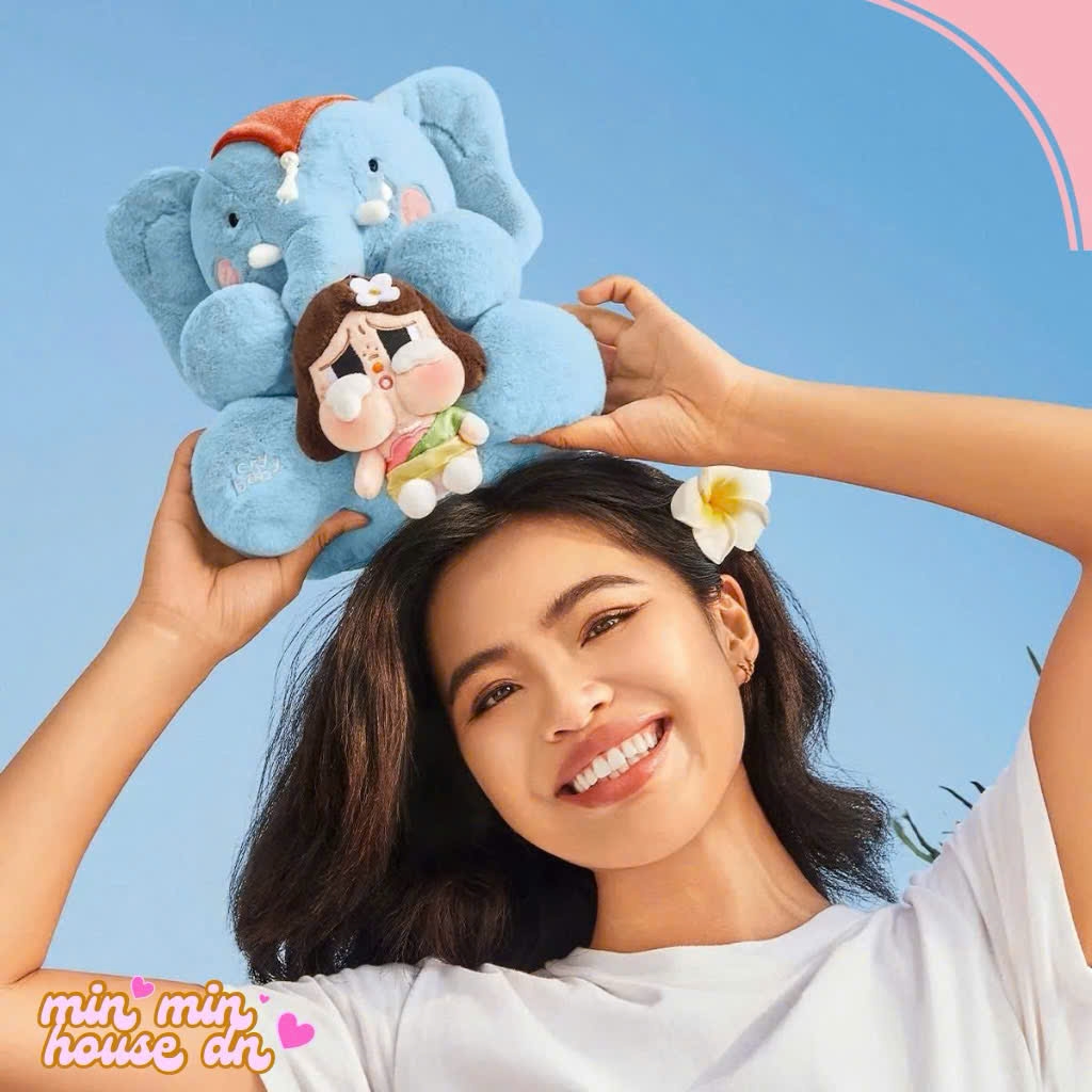 CRYBABY Plush Doll - HELLO THAILAND elephant with crybaby POP MART