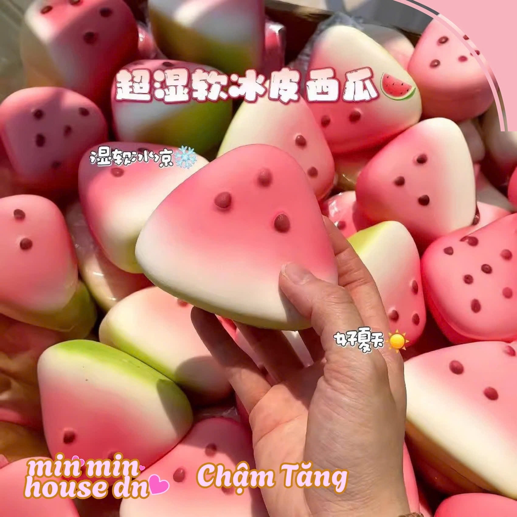 Squishy HT miếng Dưa Hấu Tươi Ngon
