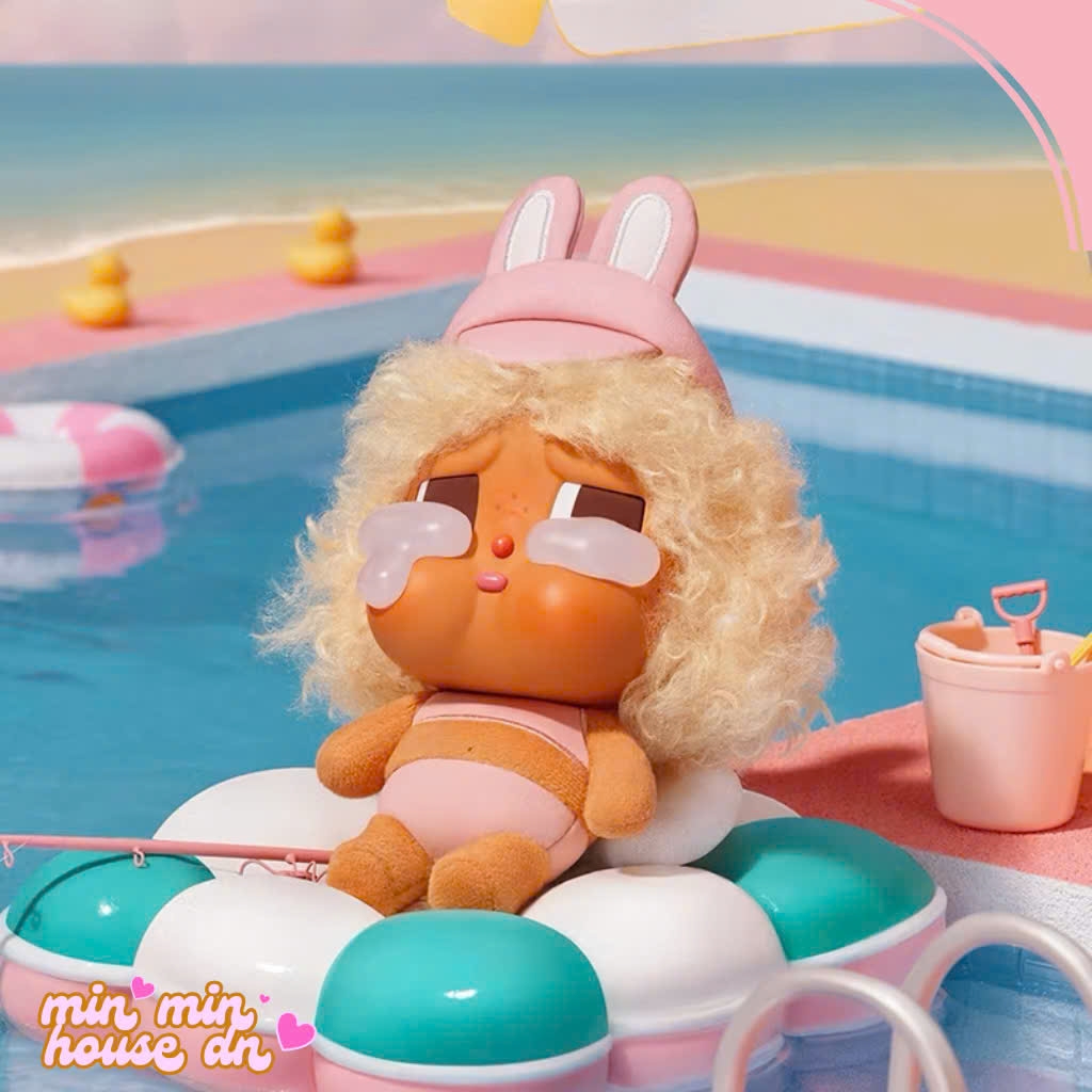 POP MART CRYBABY Vacation Mode On Series-Vinyl Plush Pendant Blind Box