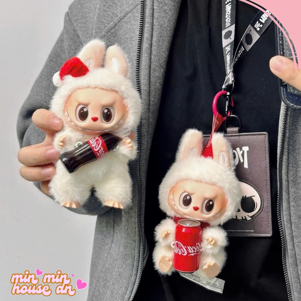 Labubu x Coca-Cola | Móc khóa bông Pop Mart Blind Box