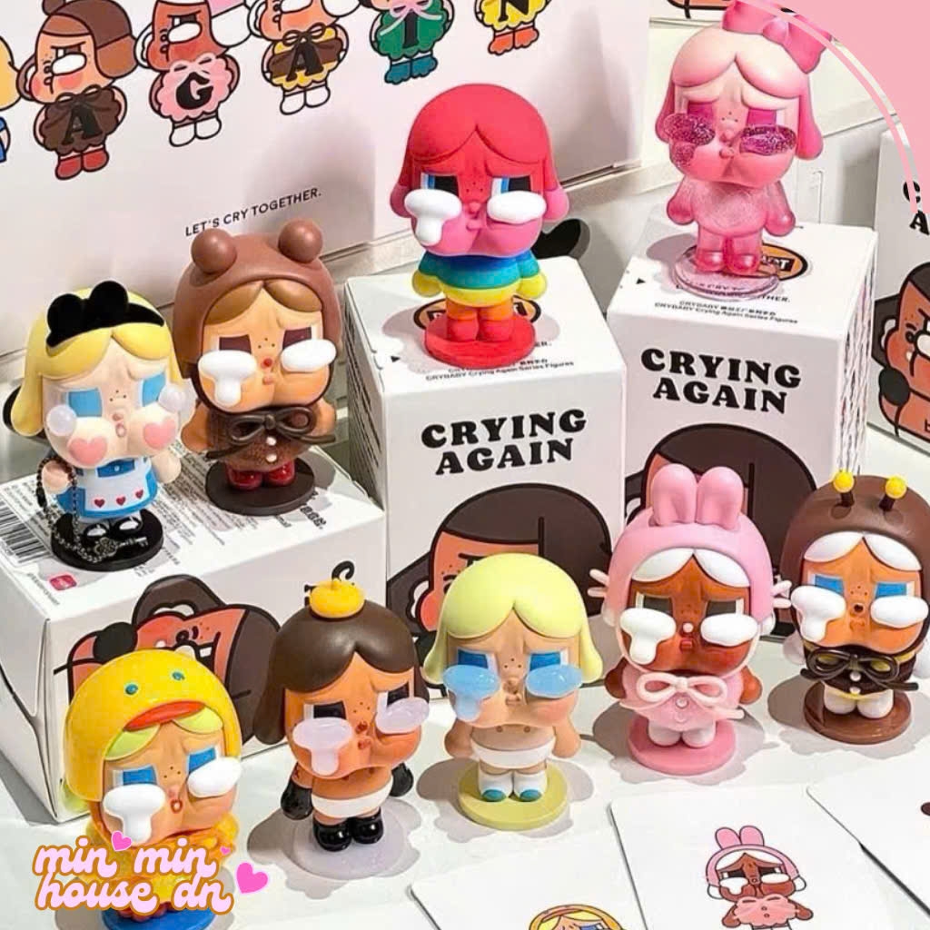 Mô Hình Crybaby - Crying again - Let's cry together Blind Box Figures POP MART