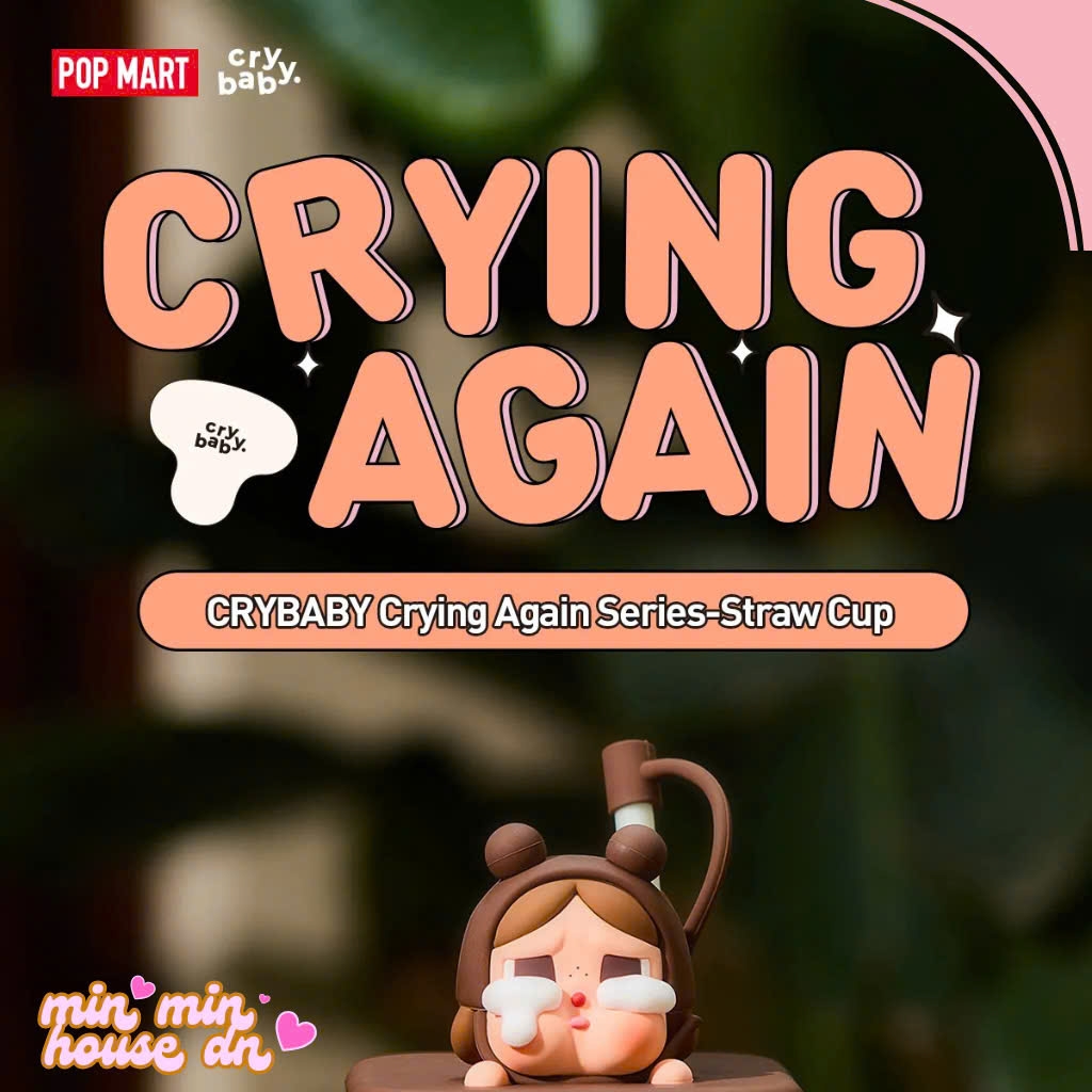 LY CRYBABY Crying Again Series-Straw Cup POP MART