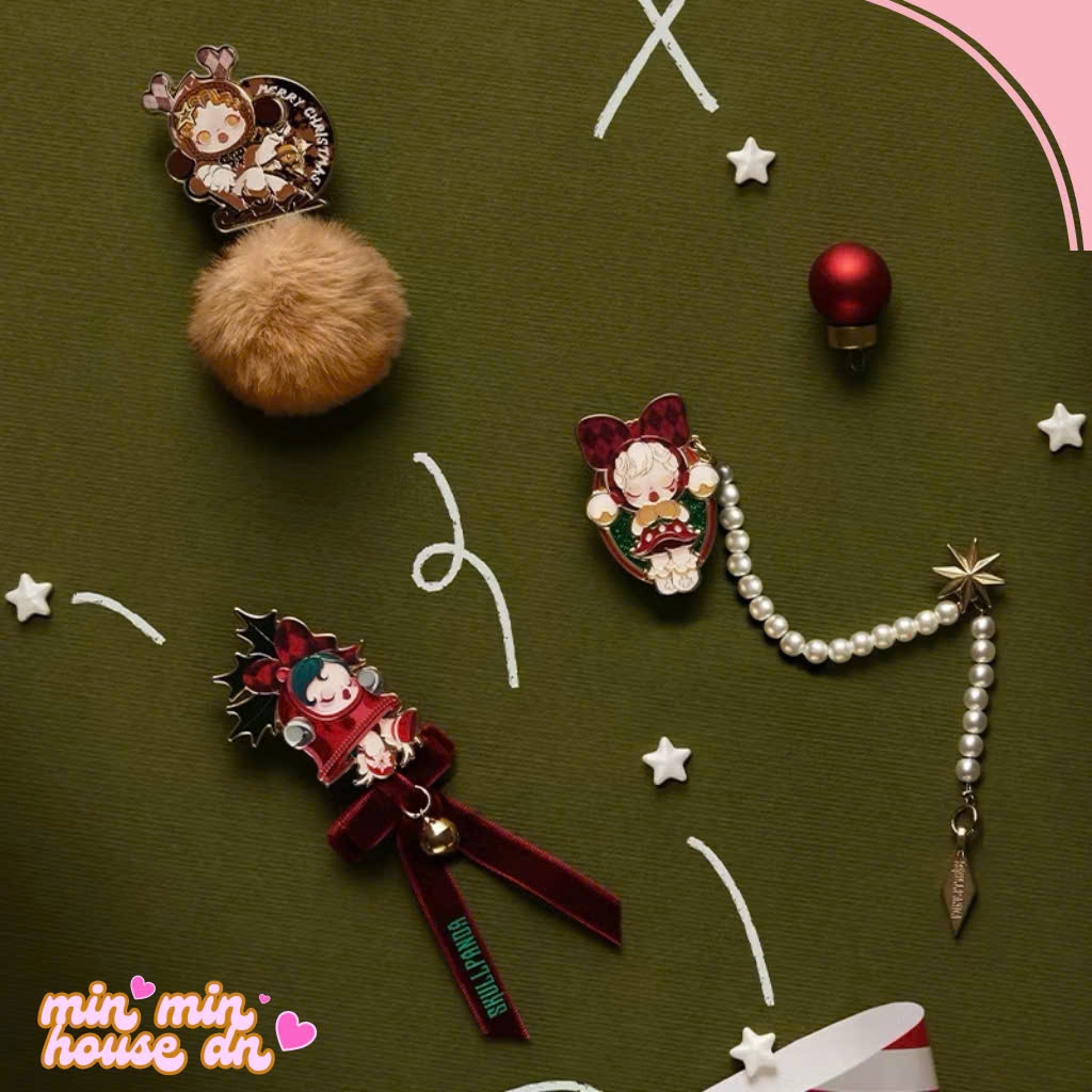 POP MART SKULLPANDA Tell Me What You Want Series-Pendant Blind Box - Cài áo