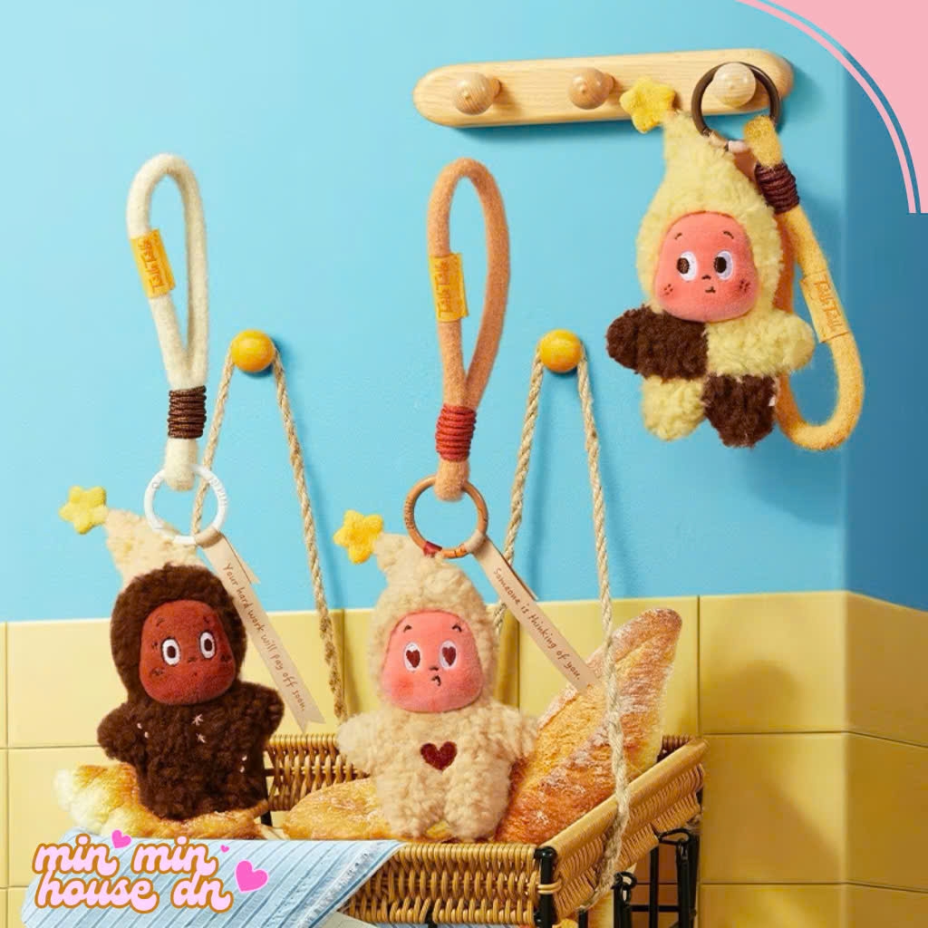 POP MART Twinkle Twinkle Savor the Moment Series-Fresh-Baked Mini Cookies Plush Pendant Blind Box - twinkle v4