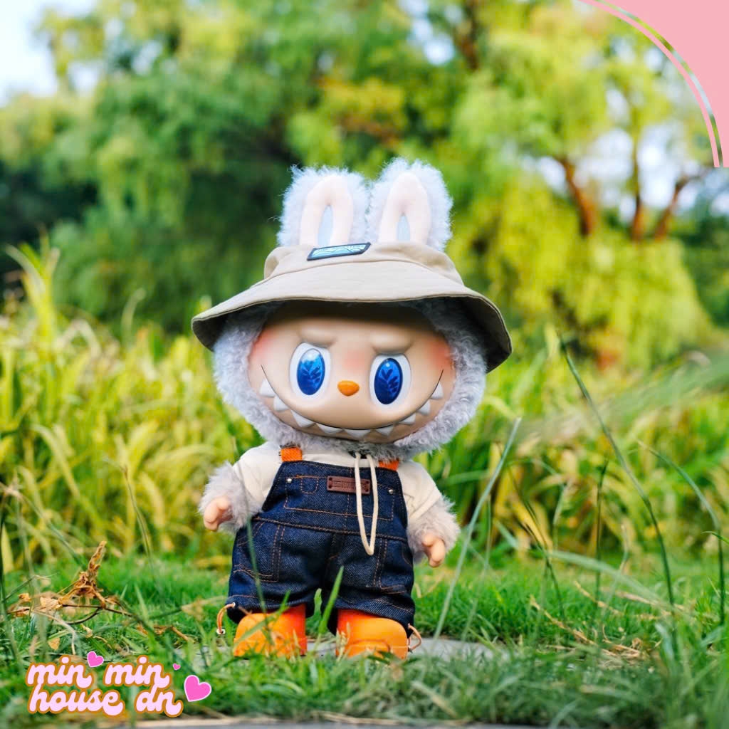 POP MART THE MONSTERS FALL IN WILD SERIES-Vinyl Plush Doll - Labubu cúc 38cm