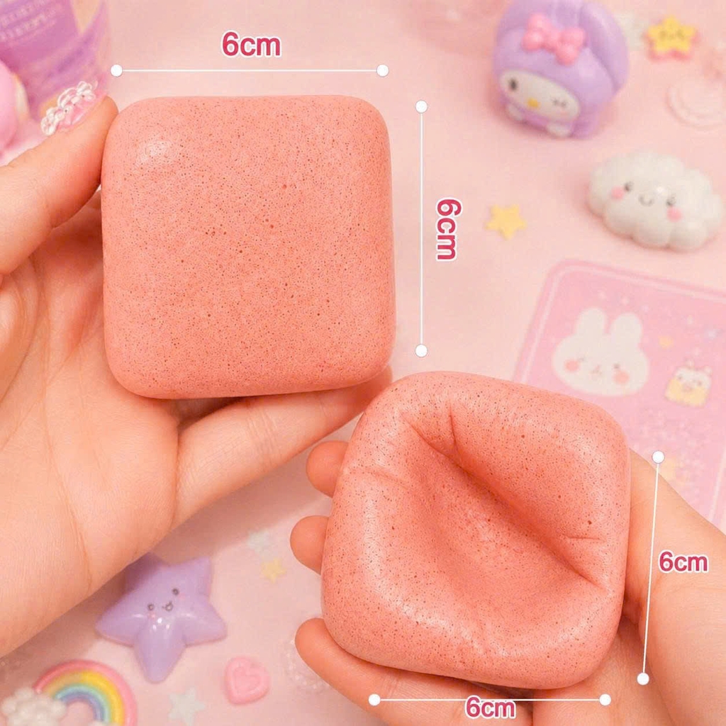 Squishy HT Mochi Vuông dính nhẹ