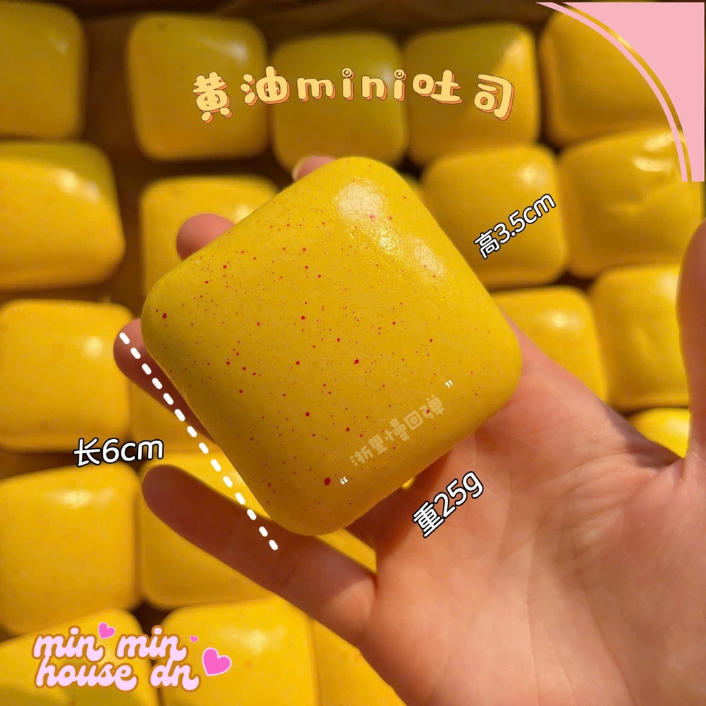 Squishy HT Bánh Mochi Dễ Thương Siêu Mềm Slow