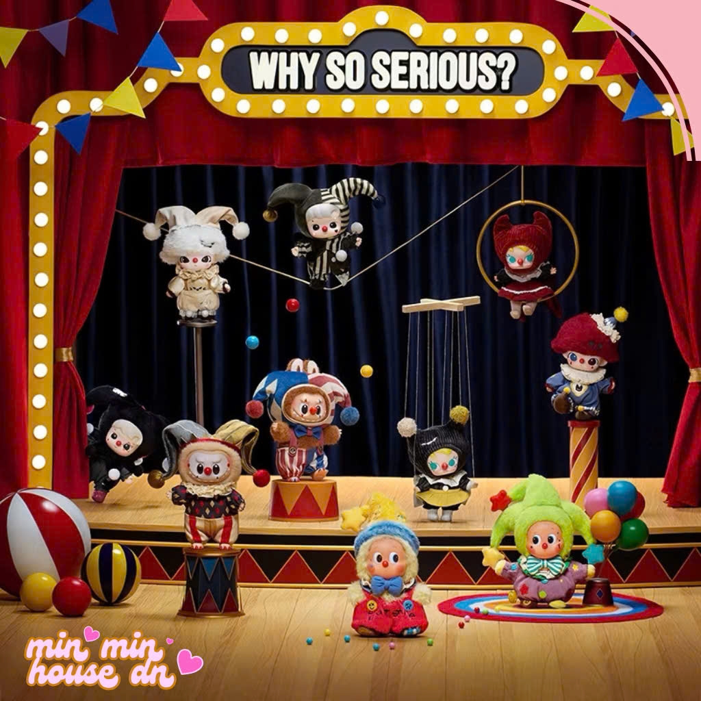 POP MART WHY SO SERIOUS Series - Vinyl Plush Pendant Blind Box