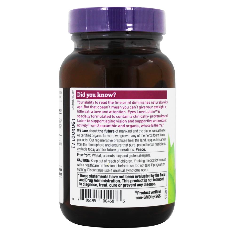 Thuốc bổ mắt chứa Lutein của Oregon's Wild Harvest (60 viên)