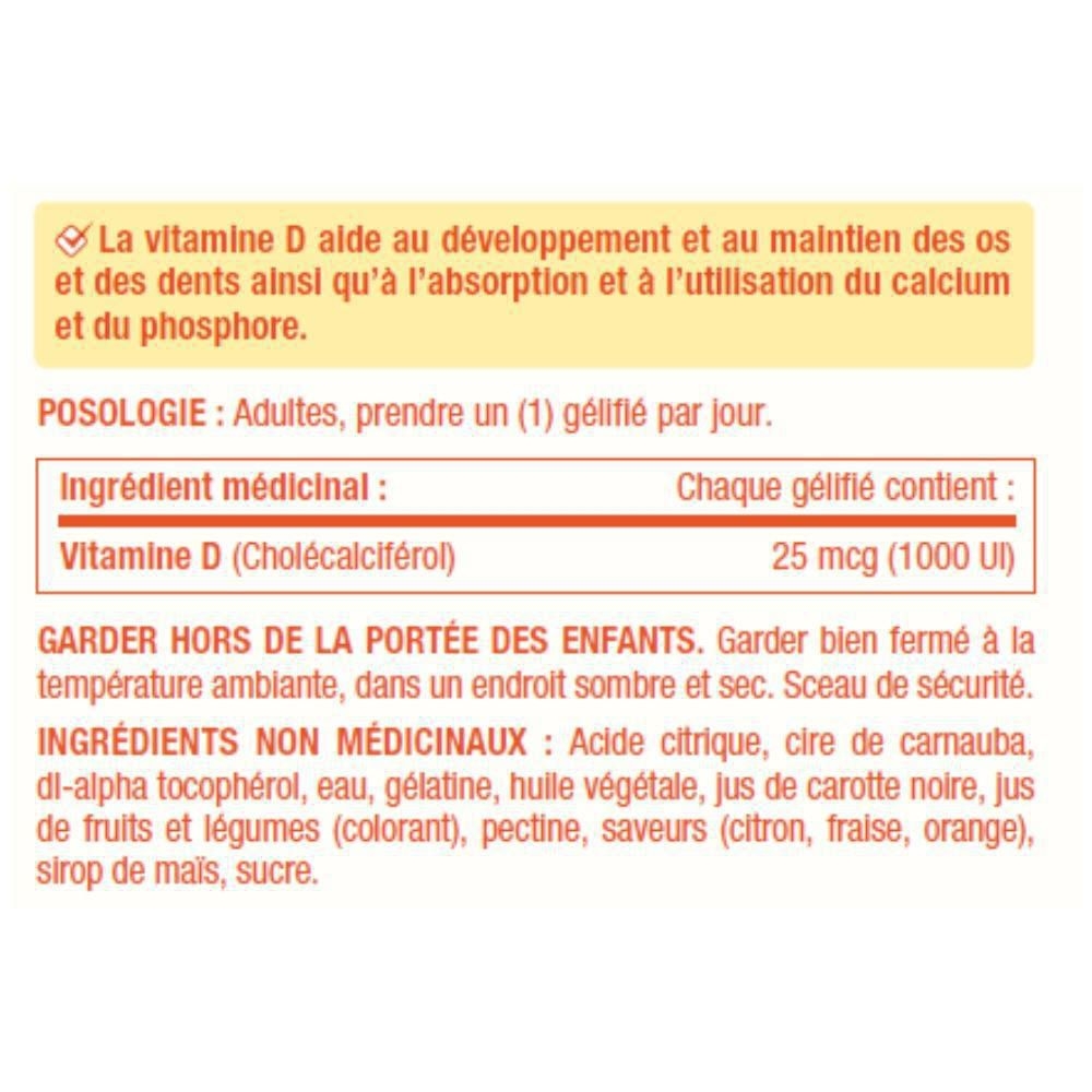 Kẹo dẻo Vitamin D3 của Nature's Bounty (90 viên)