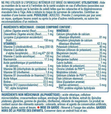 Thuốc bổ mắt với 5mg Lutein của Equate (60 viên)