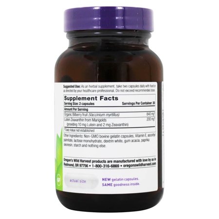 Thuốc bổ mắt chứa Lutein của Oregon's Wild Harvest (60 viên)