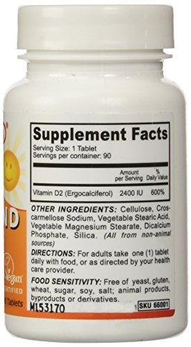 Vitamin D  2400 IU của Deva (90 Viên)
