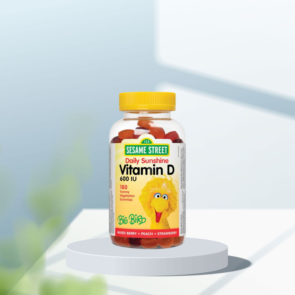 Kẹo bổ sung Vitamin D 600 IU của Sesame Street (180 viên)