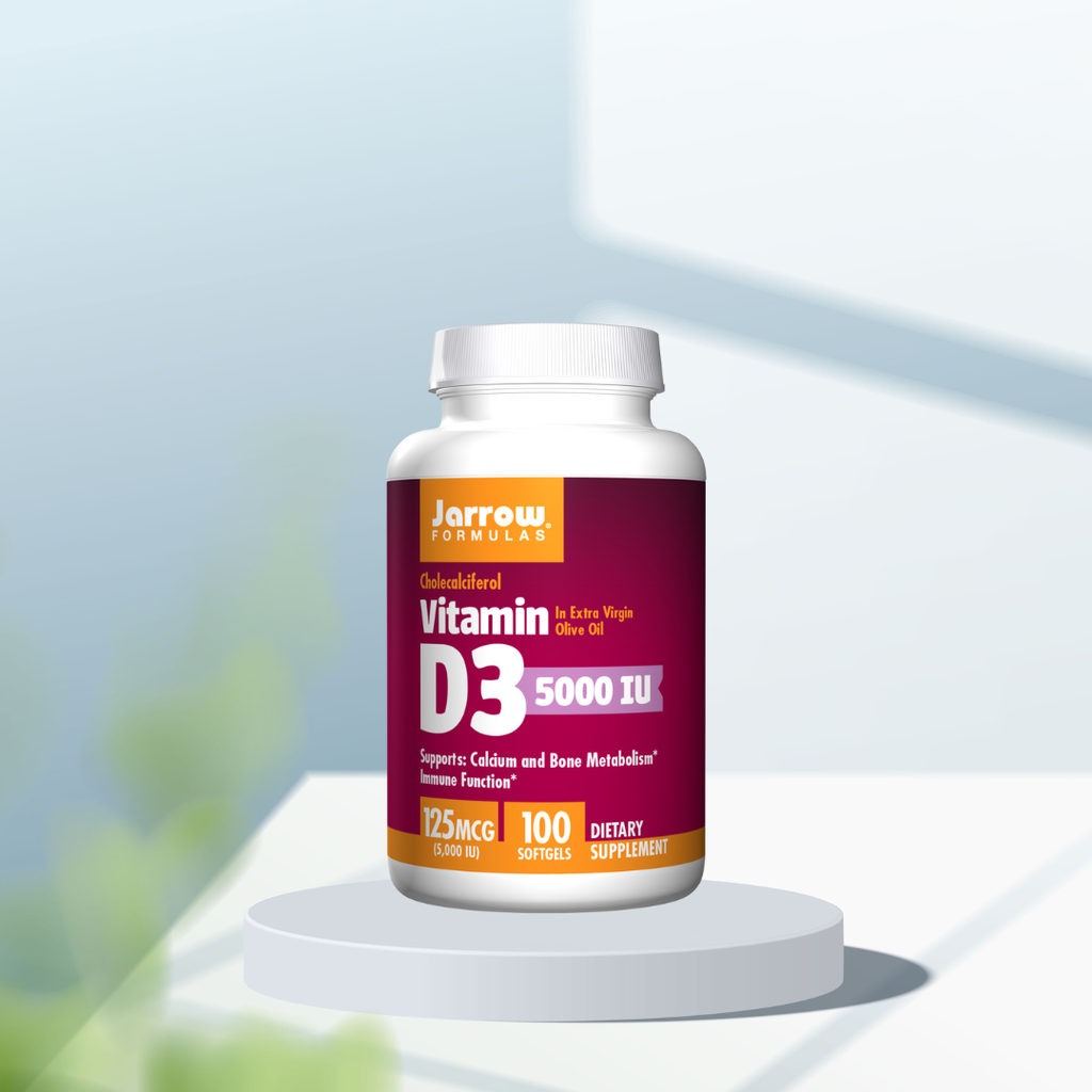 Viên uống Vitamin D3 5000 IU của Jarrow Formulas (100 viên)
