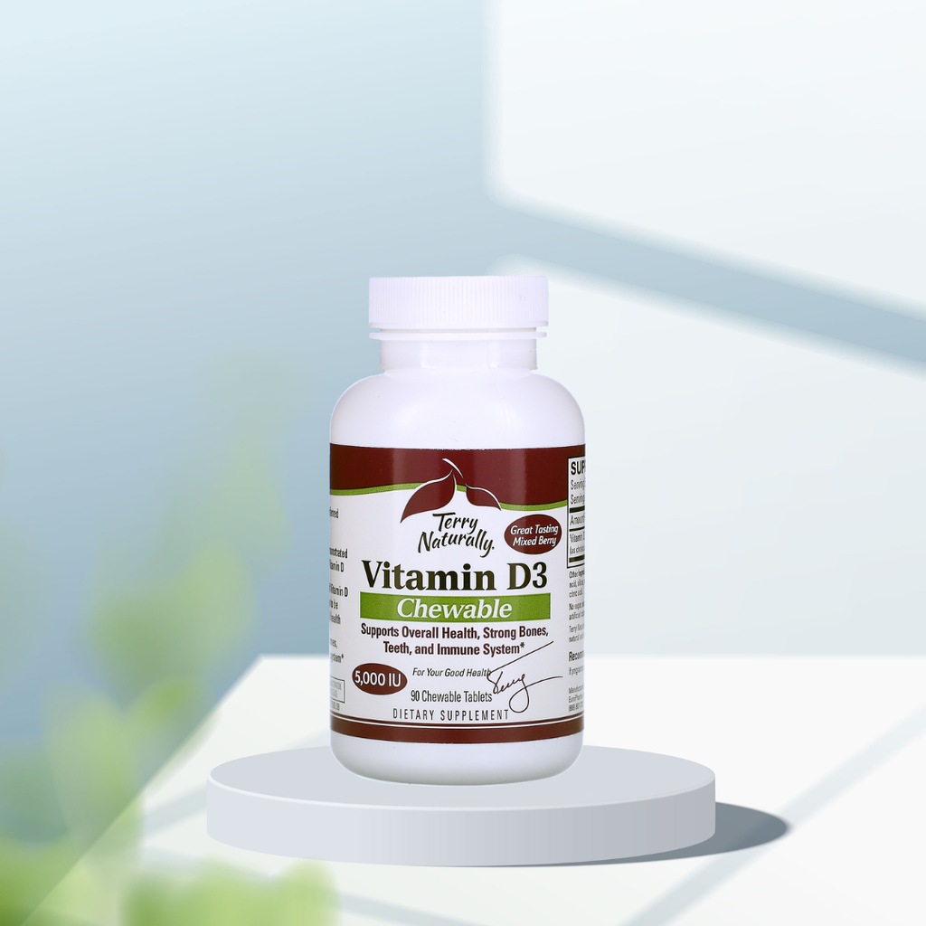 Vitamin D3 5000 IU của Terry Naturally (90 viên)
