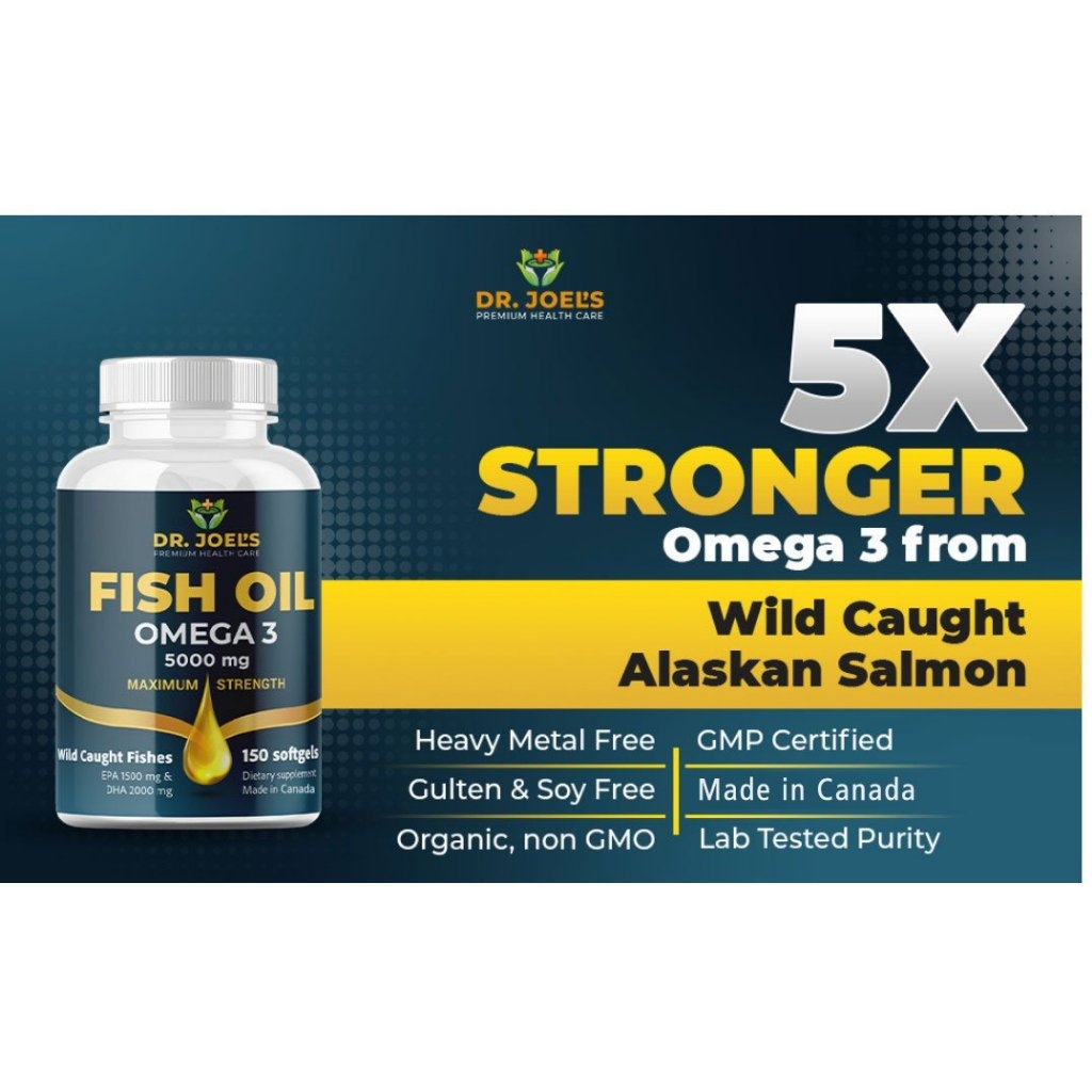 Viên dầu cá Omega 3 DR.JOEL'S (150viên) (có DHA/ EPA) Canada