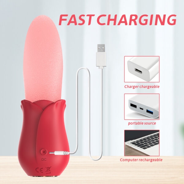 Lưỡi Liếm Điểm G Nhỏ Gọn Rung Cực Mạnh