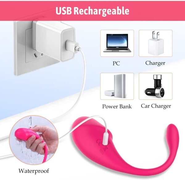 Trứng Rung Vibrator 9 Chế Độ Điều Khiển Trên APP