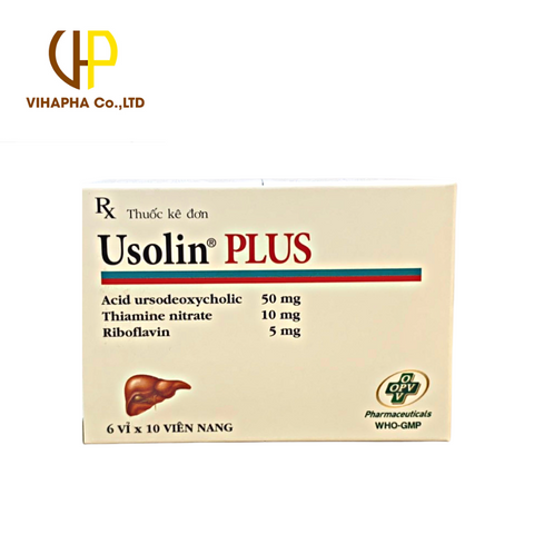 Usolin PLUS - Hỗ trợ điều trị một số bệnh gan mãn tính, bệnh gan liên quan đến đường mật nguyên phát