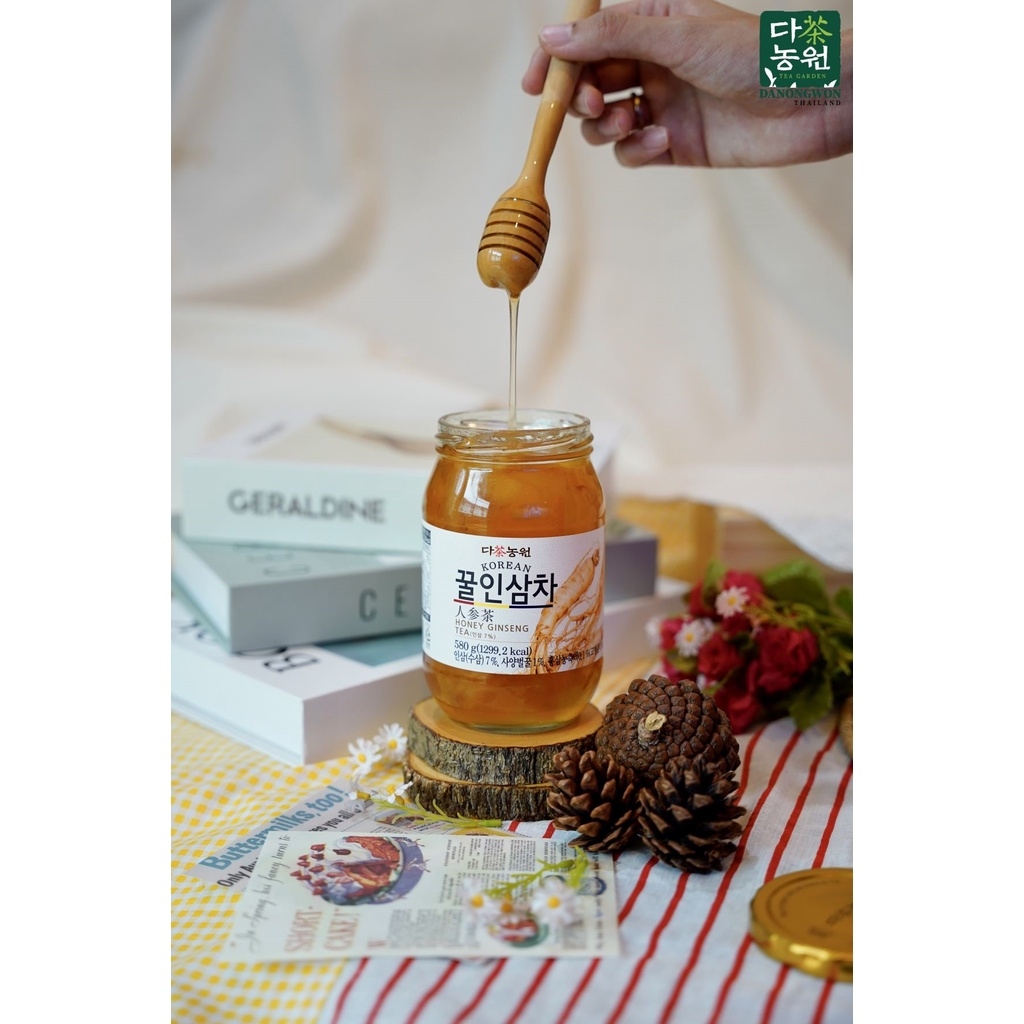 Trà Nhân Sâm mật ong Hàn Quốc 580gr- Honey Ginseng
