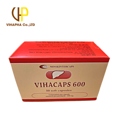 Vihacaps 600- Giúp giải độc gan, bảo vệ gan Hộp 50v