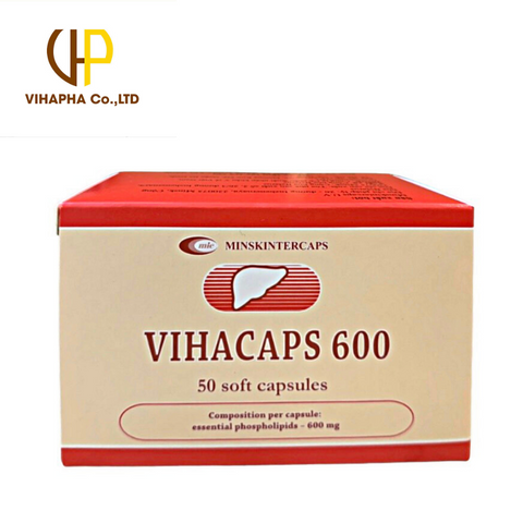 Vihacaps 600- Giúp giải độc gan, bảo vệ gan Hộp 50v