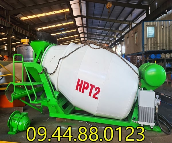 Bồn trộn bê tông thủy lực 2m3