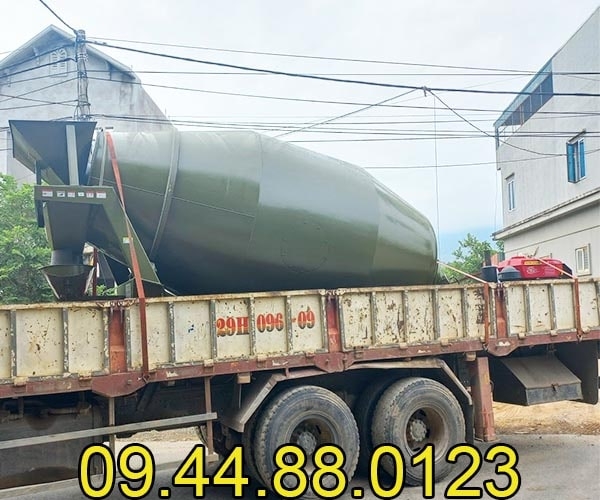 Bồn trộn bê tông thủy lực 9m3